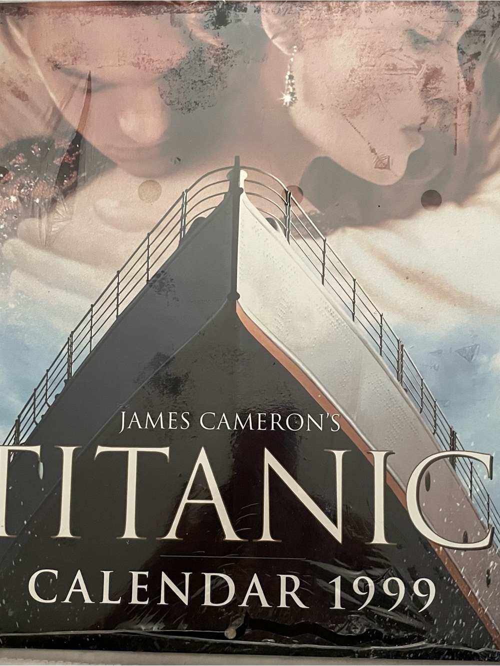 1999 Titantic Movie Wall Calendar - collector item.  Still in plastic.